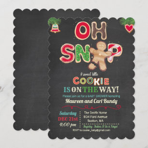Faire Snap Invitation pour Baby Shower Biscuit au