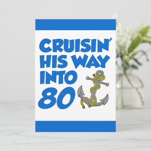 Faire son chemin vers 80 invitations (Debout devant)