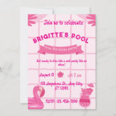 faire splash invitations pour le premier anniversa (Devant)