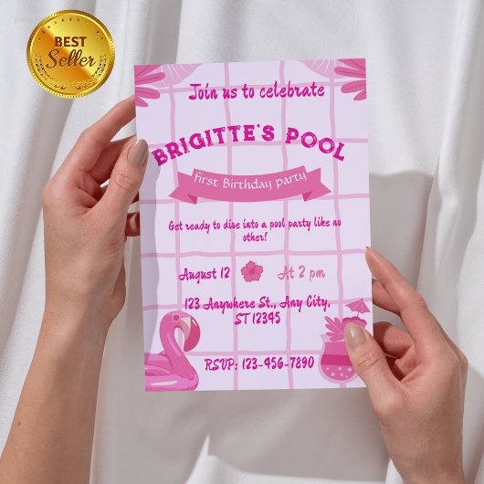 faire splash invitations pour le premier anniversa