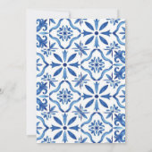 Faire Squeeze Aquarelle Moderne Invitation de Mari (Dos)