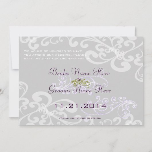 Faire Tourner Votre Invitation de Mariage avec Pho (Dos)
