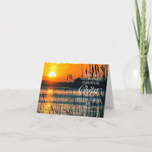 Faire toutes choses coucher de soleil et roseaux