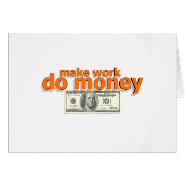 Faire travailler l'argent (Devant horizontal)