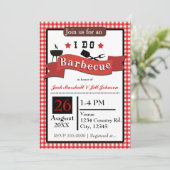 Faire un barbecue Invitation de mariage pour coupl (Debout devant)