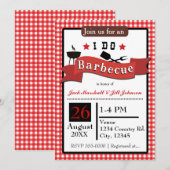 Faire un barbecue Invitation de mariage pour coupl (Devant / Derrière)