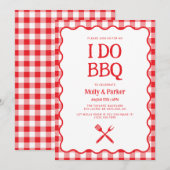 Faire un BBQ Invitation de barbecue de mariage (Devant / Derrière)