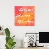Faire un changement Poster d'art (Bureau à domicile)
