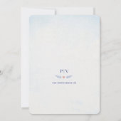 Faire un plongeon dans la carte d'invitation de ma (Dos)