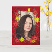 Faire une carte d'anniversaire (Fleur jaune)