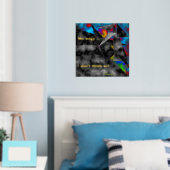 "Faire une déclaration" Impression à l'huile de mu (In situ (chambre))