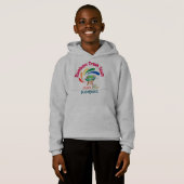 Faire une différence Sweat - shirt à capuche pour  (Devant entier)