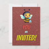 Faire Unique Invitation d'anniversaire personnali (Dos)