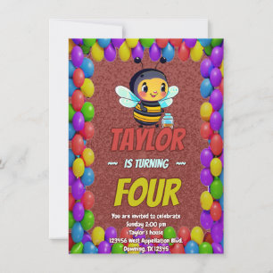 Faire Unique Invitation d'anniversaire personnali