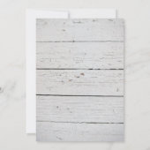 Fairepart de Baby Shower avec Typographie de Verdu (Dos)