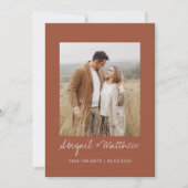 Fairepart de date de sauvegarde photo manuscrite s (Devant)