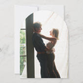 Fairepart de Mariage Floral de Verdure Rustique Ar (Dos)