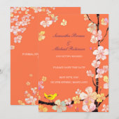 Fairepart de mariage Sweet Sakura Save the Date (Devant / Derrière)