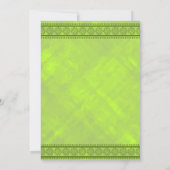 Faireparts Fleurs Shadesof Green Invitation pour l (Dos)