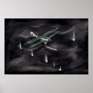 Fairey zwaardvis II "Silverfish" Poster