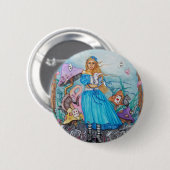 Fairfarren Ronde Button 5,7 Cm (Voorkant /achterkant)