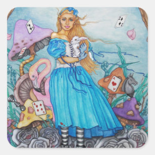 Fairfarren Vierkante Sticker