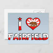 Fairfield, CA Briefkaart (Voorkant / Achterkant)