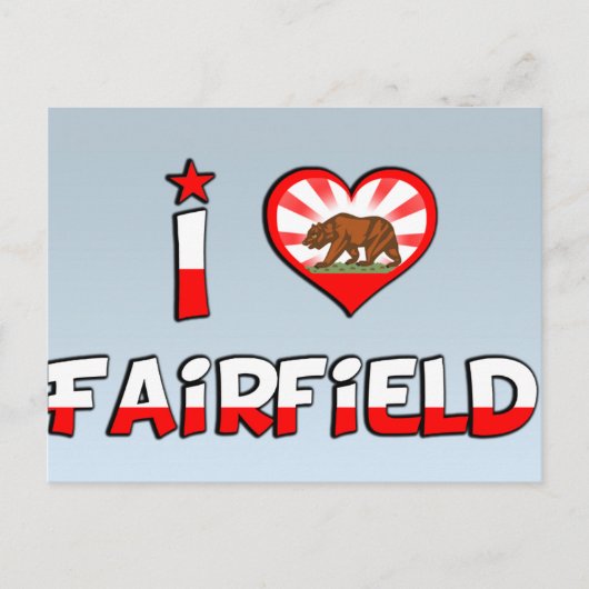 Fairfield, CA Briefkaart (Voorkant)