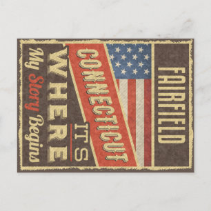 Fairfield Connecticut Briefkaart