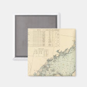 Fairfield County Connecticut, Long Island NY Magneet (Voorkant / Achterkant)