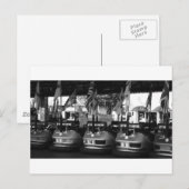 Fairground Dodgem Bumper Car Post Card Briefkaart (Voorkant / Achterkant)