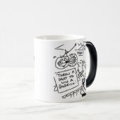 Fairground Stall Darts Competitie Magische Mok (Voorkant rechts)