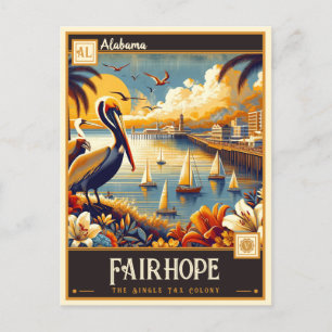 Fairhope, Alabama Briefkaart