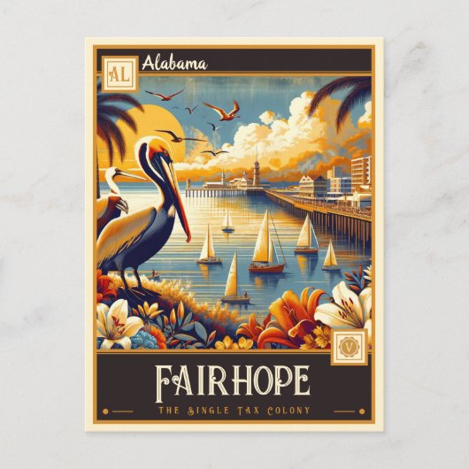Fairhope, Alabama |  Briefkaart (Voorkant)