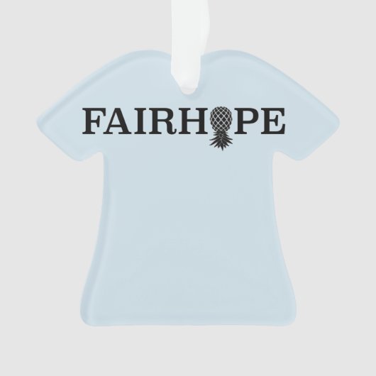 Fairhope Alabama Pineappel - Kerstversiering Ornament (voorkant)