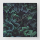 Fairie Forest Vierkante Klok (Voorkant)