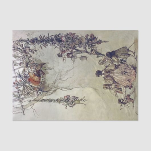 "Fairies Ascent" van een Duncan Carse Tissuepapier (Voorkant)