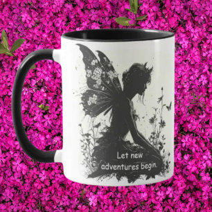 Fairies Avontuur Silhouet thema Mok