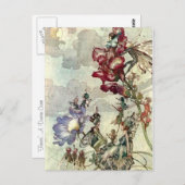 "Fairies" Briefkaart (Voorkant / Achterkant)