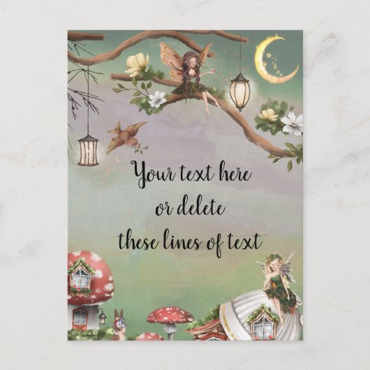 Fairies Briefkaart (Voorkant)