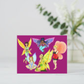 Fairies Briefkaart (Staand voorkant)