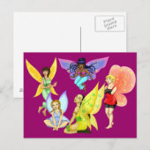 Fairies Briefkaart (Voorkant / Achterkant)