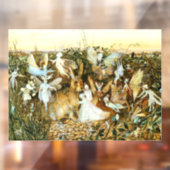 Fairies en konijn raamsticker (Vel 2)