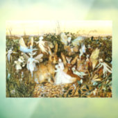 Fairies en konijn raamsticker (Vel 3)