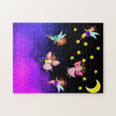 Fairies en sterren legpuzzel (Horizontaal)