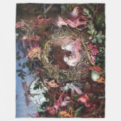 Fairies in a Birds Nest, John Anster Fitzgerald Fleece Deken (Voorkant)