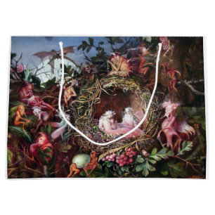 Fairies in a Birds Nest, John Anster Fitzgerald Groot Cadeauzakje