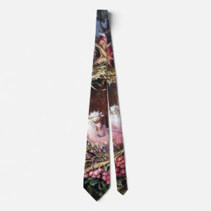 Fairies in a Birds Nest, John Anster Fitzgerald Stropdas