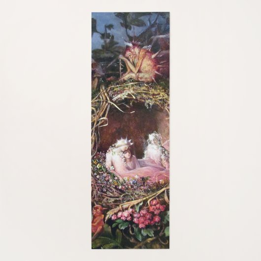 Fairies in a Birds Nest, John Anster Fitzgerald Yogamat (Achterkant)