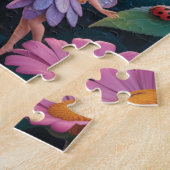 Fairies in a flower garden puzzle (Côté)